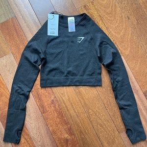 NWT Gymshark Vital Seamless Long Sleeve Crop Top